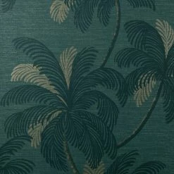Dunelm Palm Print Emerald Green Wallpaper 7 Dunelm Palm Print Emerald Green Wallpaper -Modern Rugs Home 30770738 alt01