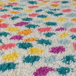 Dunelm Rainbow Spot Berber Rug -Modern Rugs Home 30771197 alt02