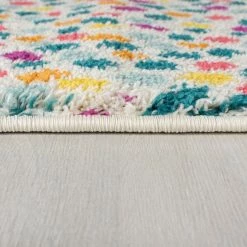 Dunelm Rainbow Spot Berber Rug -Modern Rugs Home 30771197 alt03