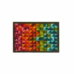 Marvel Mat Marvel Triangles Washable Doormat 11 Marvel Mat Marvel Triangles Washable Doormat -Modern Rugs Home 30772837 alt05