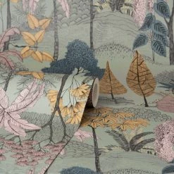 Dunelm Tropical Island Sage Wallpaper -Modern Rugs Home 30776352 alt02