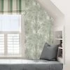 Brewster Vintage Tropical Sage Self Adhesive Wallpaper 2 Brewster Vintage Tropical Sage Self Adhesive Wallpaper -Modern Rugs Home 30780887