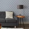 NuWallpaper Arrowhead Blue Self Adhesive Wallpaper 1 NuWallpaper Arrowhead Blue Self Adhesive Wallpaper -Modern Rugs Home 30782412