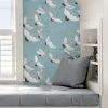 NuWallpaper Halcyon Blue Self Adhesive Wallpaper 1 NuWallpaper Halcyon Blue Self Adhesive Wallpaper -Modern Rugs Home 30782421