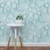 Fine Décor Wallpaper Dimensions Teal Floral 3D Wallpaper 2 Fine Décor Wallpaper Dimensions Teal Floral 3D Wallpaper -Modern Rugs Home 30782444