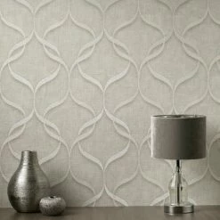 Fine Décor Wallpaper Milano Wave Stone Vinyl Wallpaper
