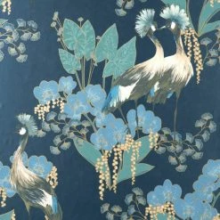 Dunelm Mariba Navy Wallpaper 6 Dunelm Mariba Navy Wallpaper -Modern Rugs Home 30782547 alt01