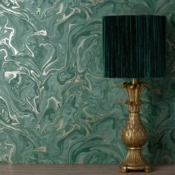 Fine Décor Wallpaper Marble Emerald Wallpaper -Modern Rugs Home 30782550 alt03