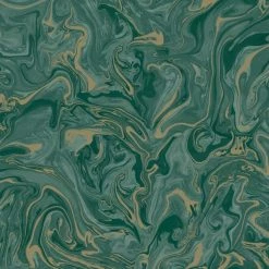 Fine Décor Wallpaper Marble Emerald Wallpaper -Modern Rugs Home 30782550 alt05