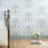 Dorma Toile Blue Wallpaper 1 Dorma Toile Blue Wallpaper -Modern Rugs Home 30782558