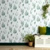 Dunelm Fern Green Wallpaper -Modern Rugs Home 30782882