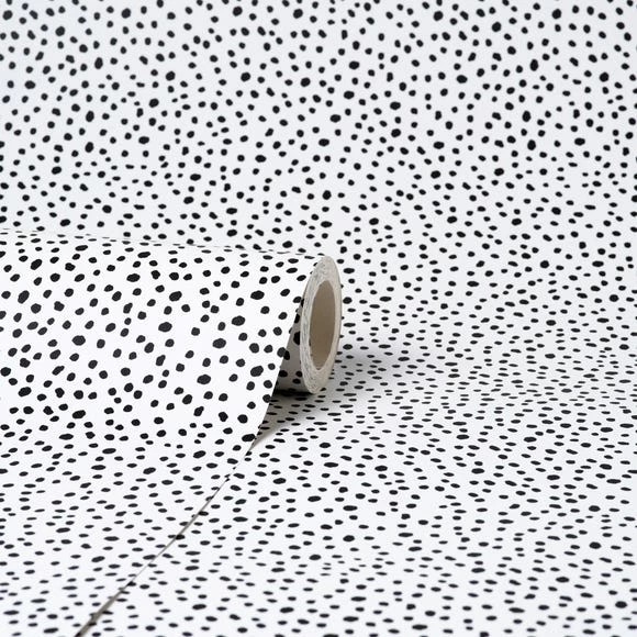 Dunelm Dottie Black And White Wallpaper 3 Dunelm Dottie Black And White Wallpaper