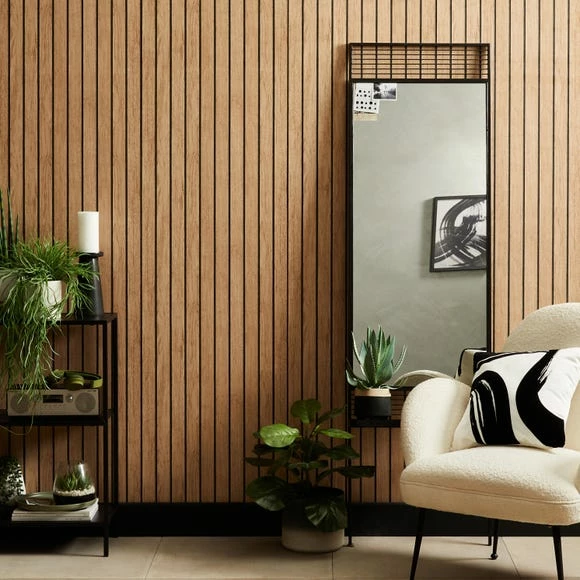 Dunelm Wooden Panel Natural Wallpaper 3 Dunelm Wooden Panel Natural Wallpaper