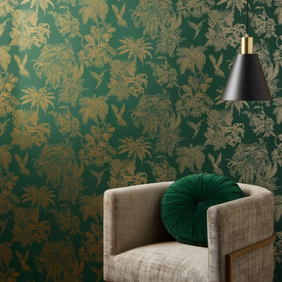 Dunelm Amazonia Emerald Wallpaper 6 Dunelm Amazonia Emerald Wallpaper - Image 4