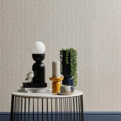 Dunelm Arches Grey Wallpaper -Modern Rugs Home 30782948 alt04