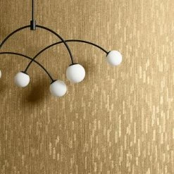 Dunelm Bergamo Leather Gold Wallpaper -Modern Rugs Home 30782950 alt03