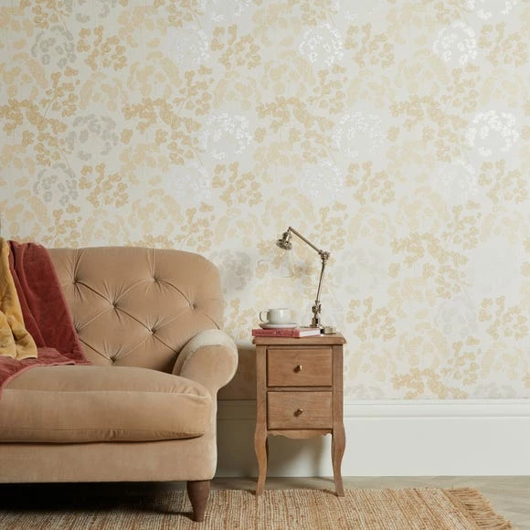 Dorma Daylesford Yellow Wallpaper 3 Dorma Daylesford Yellow Wallpaper