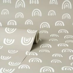 Dunelm Neutral Rainbow Wallpaper 8 Dunelm Neutral Rainbow Wallpaper -Modern Rugs Home 30782972 alt02