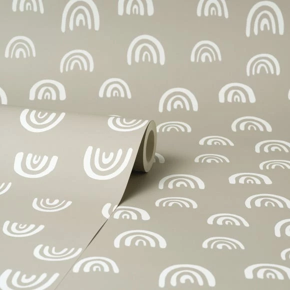 Dunelm Neutral Rainbow Wallpaper 5 Dunelm Neutral Rainbow Wallpaper - Image 3