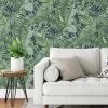 NuWallpaper Nu Wall Self Adhesive Maui Navy Wallpaper 2 NuWallpaper Nu Wall Self Adhesive Maui Navy Wallpaper -Modern Rugs Home 30782983