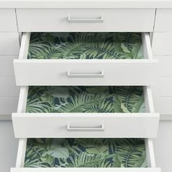 NuWallpaper Nu Wall Self Adhesive Maui Navy Wallpaper 11 NuWallpaper Nu Wall Self Adhesive Maui Navy Wallpaper -Modern Rugs Home 30782983 alt03