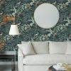 NuWallpaper Nu Wall Self Adhesive Jungle Luxe Navy Wallpaper 2 NuWallpaper Nu Wall Self Adhesive Jungle Luxe Navy Wallpaper -Modern Rugs Home 30782986