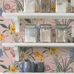 NuWallpaper Nu Wall Self Adhesive Tropical Floral Pink Wallpaper -Modern Rugs Home 30782989 alt02