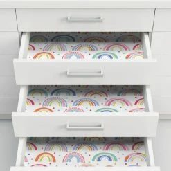 NuWallpaper Nu Wall Self Adhesive Over The Rainbow Multi Wallpaper -Modern Rugs Home 30782991 alt03