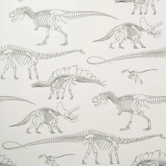 Natural History Museum Fossil Forager White Wallpaper 4 Natural History Museum Fossil Forager White Wallpaper - Image 2
