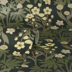 Natural History Museum Meadow Black Wallpaper -Modern Rugs Home 30783065 alt02