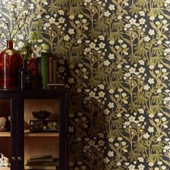 Natural History Museum Meadow Black Wallpaper -Modern Rugs Home 30783065 alt03