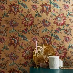 Dunelm Jacobean Gold Wallpaper 12 Dunelm Jacobean Gold Wallpaper -Modern Rugs Home 30783069 alt04
