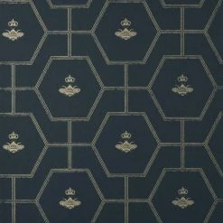 Dorma Heritage Bee Navy Wallpaper 8 Dorma Heritage Bee Navy Wallpaper -Modern Rugs Home 30783078 alt01