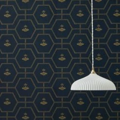 Dorma Heritage Bee Navy Wallpaper 10 Dorma Heritage Bee Navy Wallpaper -Modern Rugs Home 30783078 alt03