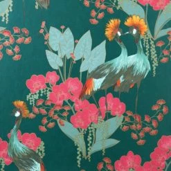 Dunelm Mariba Emerald Wallpaper -Modern Rugs Home 30783136 alt02