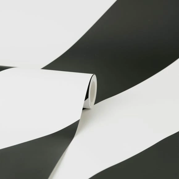 Dunelm Diagonal Stripe Monochrome Wallpaper 5 Dunelm Diagonal Stripe Monochrome Wallpaper - Image 3