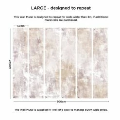 Dunelm Plaster Texture Blush Mural -Modern Rugs Home 30783514 alt03