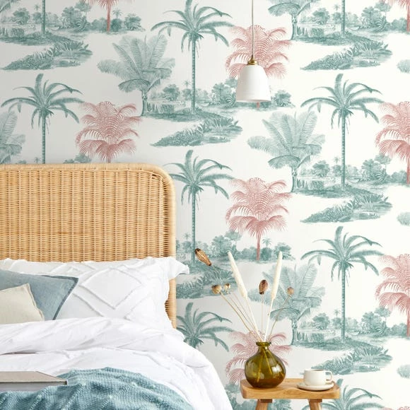 Dunelm Vintage Palm Wallpaper 3 Dunelm Vintage Palm Wallpaper