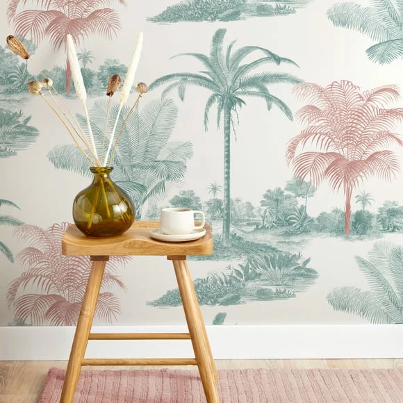 Dunelm Vintage Palm Wallpaper 4 Dunelm Vintage Palm Wallpaper - Image 2