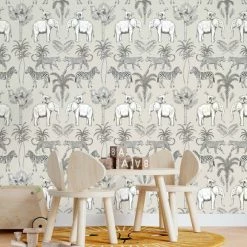 Dunelm Safari Walk Natural Wallpaper -Modern Rugs Home 30789469 alt03