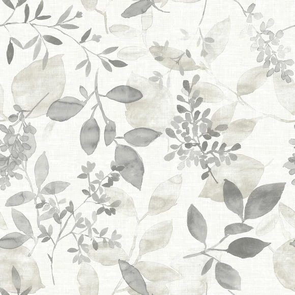 NuWallpaper NU Wall Breezy Grey Self Adhesive Wallpaper 4 NuWallpaper NU Wall Breezy Grey Self Adhesive Wallpaper - Image 2