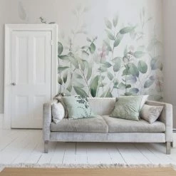 Dunelm Watercolour Leaves Mural