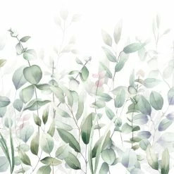 Dunelm Watercolour Leaves Mural 8 Dunelm Watercolour Leaves Mural -Modern Rugs Home 30790388 alt02