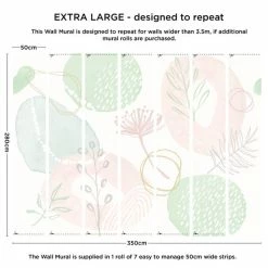 Dunelm Abstract Pattern Mural 7 Dunelm Abstract Pattern Mural -Modern Rugs Home 30790685 alt04