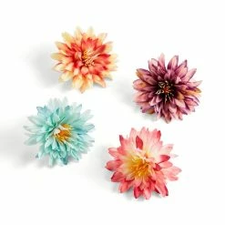 Dunelm Pack Of 4 Flower Clips 7 Dunelm Pack Of 4 Flower Clips -Modern Rugs Home 30790993 alt02