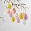 Dunelm Pack Of 12 Natural Speckled Hanging Eggs Decoration 2 Dunelm Pack Of 12 Natural Speckled Hanging Eggs Decoration -Modern Rugs Home 30790998