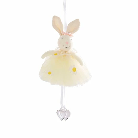 Dunelm Easter Bunny Yellow Hanging Decoration 5 Dunelm Easter Bunny Yellow Hanging Decoration - Image 3