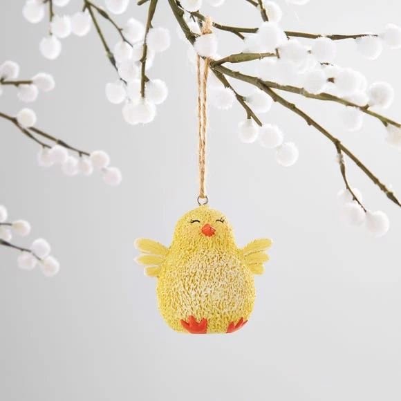 Dunelm Resin Chick Decoration Bauble 3 Dunelm Resin Chick Decoration Bauble