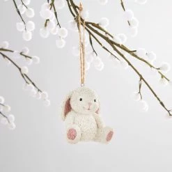 Dunelm Resin Bunny Decoration Bauble