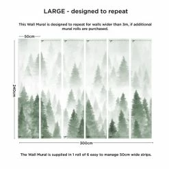 Dunelm Pine Forest Mural 10 Dunelm Pine Forest Mural -Modern Rugs Home 30792499 alt03